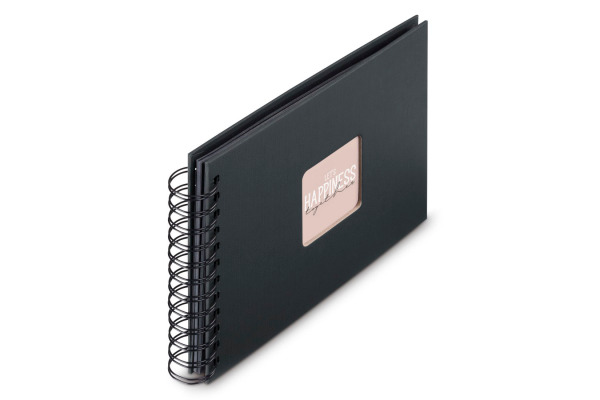 HAMA Spiralalbum Fine Art 24x17cm 9833 new black 25 Blatt