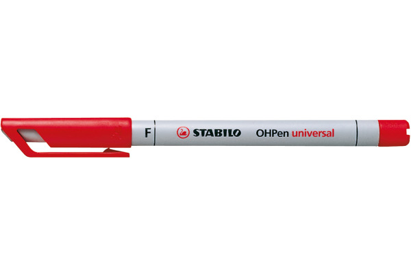 STABILO OHP Pen non-perm. F 852/40 rot