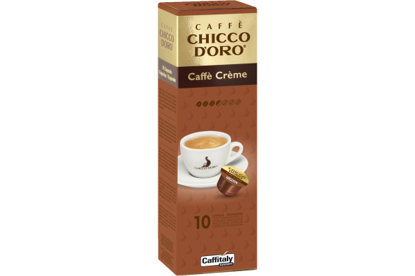 CHICCO D' Caffitaly Kapseln 801997 Caffè Crème 10 Stk.