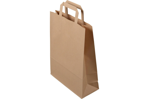 ELCO Tragetasche 26x10x33cm 7010103.2 mit Henkel, braun 50 Stück