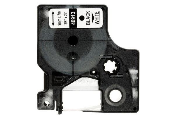 DYMO Schriftband D1 schwarz/weiss S0720680 9mm/7m