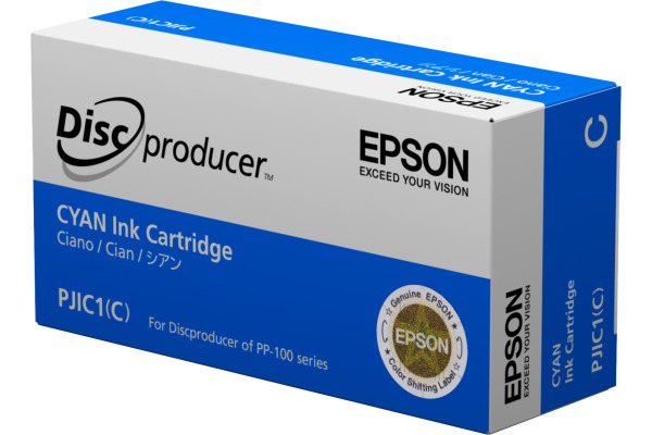 EPSON Tintenpatrone PJIC1 cyan 30772 Discproducer PP-100 