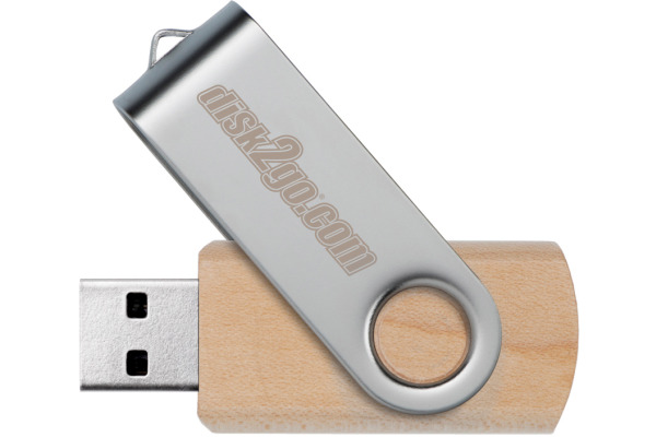 DISK2GO USB-Stick wood 16GB 30006667 USB 2.0 double pack