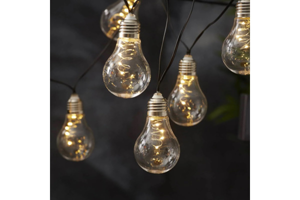 STARTRADI Solar Lichterkette 12.480-10 transparent, LED 1,8m