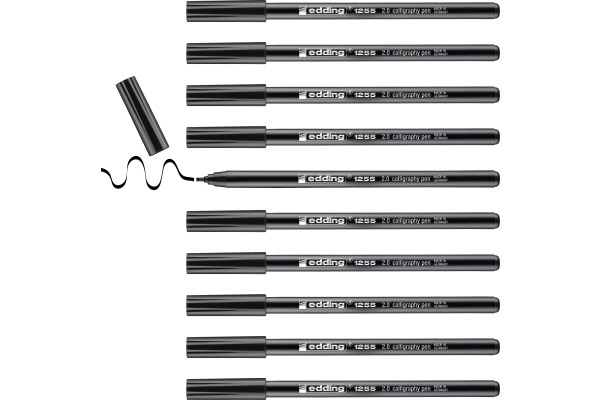 EDDING Calligraphy 1255 2.0mm 1255-1-2. schwarz