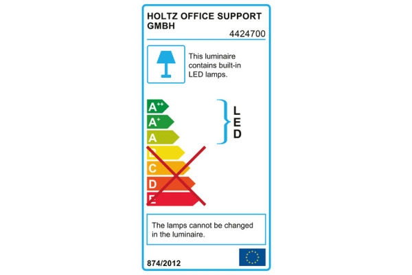 MAGNETOP. LED Schreibtischleuchte Strato 4424700 620lm, Touch Control 735x190mm