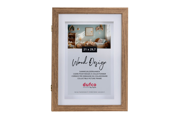 DUFCO Bilderrahmen 21x29.7cm 162010003 MemoryFrame, Eiche
