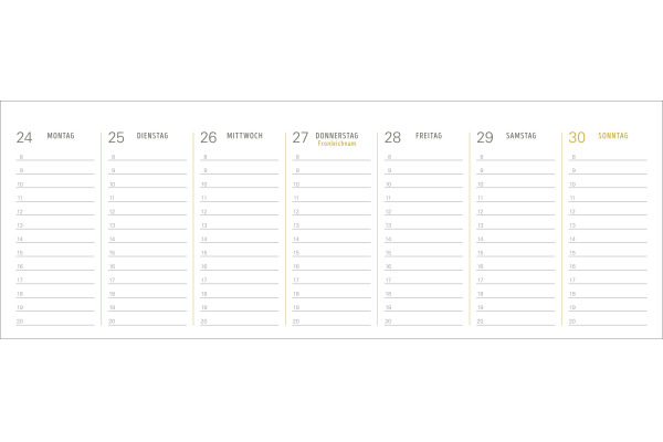 HARENBERG Pultkalender 2027 331023527 Katzen 29.9x11.1cm