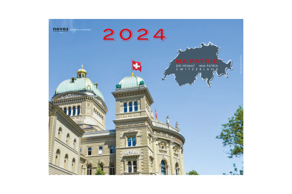 NOVOS Bildkalender Die Heimat 2025 507005 1M/1S ML 19.2x22.5cm