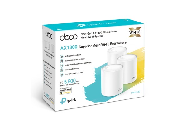 TP-LINK Whole Home Mesh Wi-Fi System DECOX203P AX1800(3-Pack) white