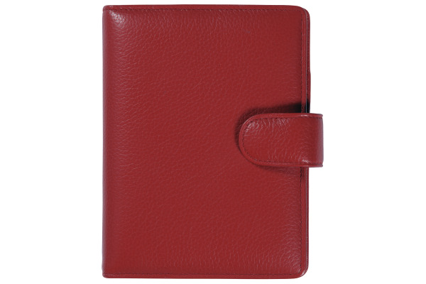 SUCCES Agenda A5 Ringbuch Cadiz 84736545U Leder rot 18.5x23.6cm
