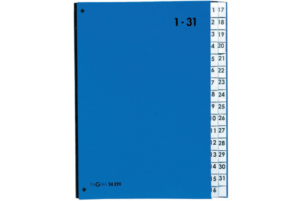 PAGNA Pultordner Color A4 24329-02 blau 1-31