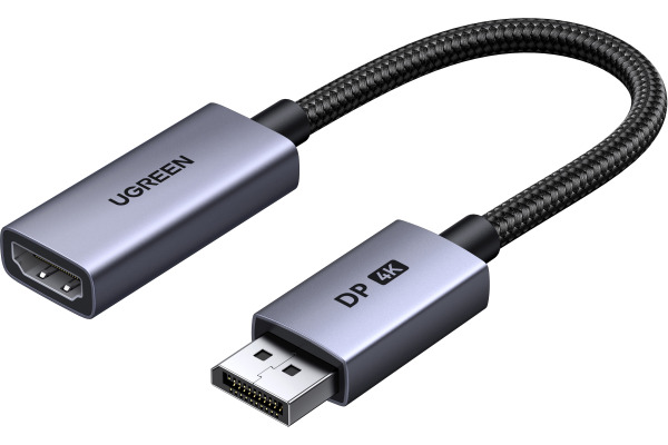 UGREEN Cable DisplayPort to HDMI 95418 4K Cable 0.2m