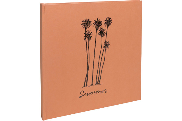 EXACOMPTA Fotoalbum Summertime 25x25cm 16346E Orange 30 Seiten