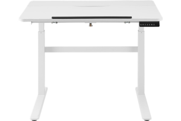 DELTACO 2-Stage Electric Desk DELO-0100 Tiltable Desktop, 1200x490mm