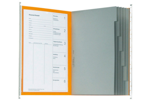 BIELLA Register-Hängemappen-Set A4 27143020U gelb 32x25cm 10 Stück