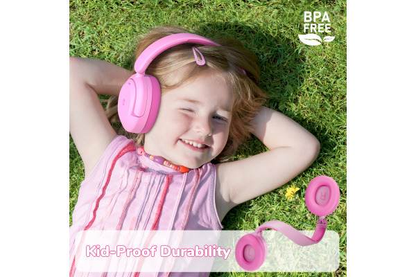 ICLEVER Active Noise Cancel Headphones C02-2102N BTH20, BT, 60h, pink