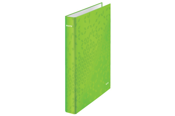 LEITZ Ringbuch WOW 4cm 42410054 2 Ringe grün A4+
