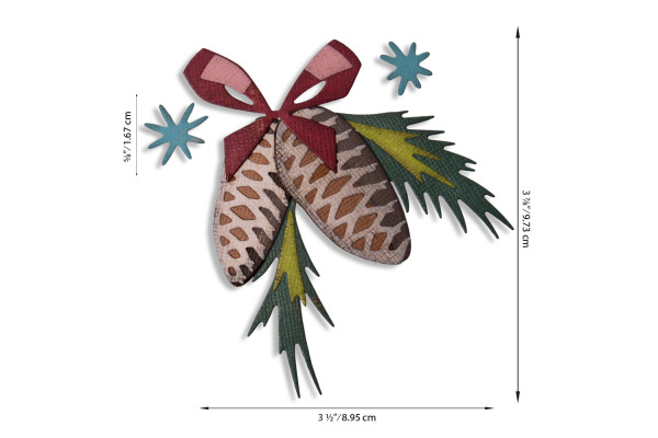 SIZZIX Stanzformen fes. Verzierungen 664733 8er Set