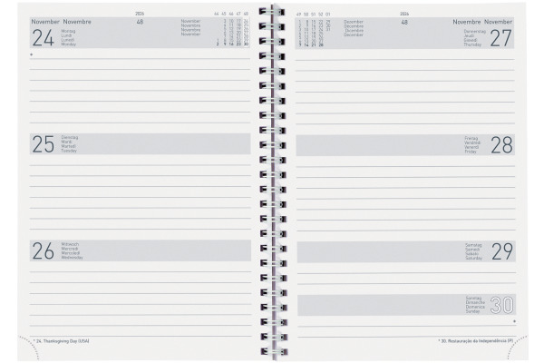 BIELLA GA Dispo Term Wire-O 2026 808535000 1W/2S Cylar ML 14.5x20.5cm