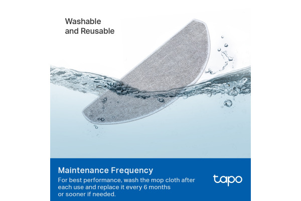 TP-LINK Washable Mop Cloth for TAPORVA30 RV30 Plus, RV30, RV10 Plus