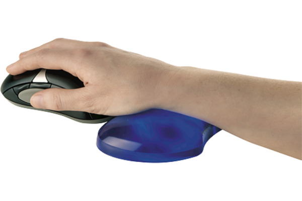 FELLOWES Handballenauflage Flex 91177-72 blau, Gel