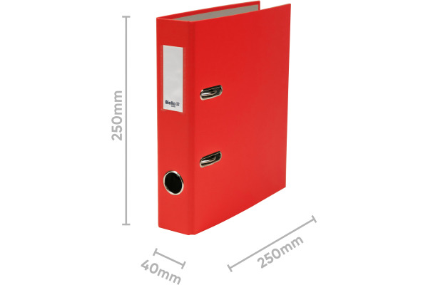 BIELLA Ordner Plasticolor 4cm 10750445U rot A5