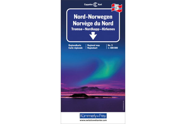 KÜMMERLY Strassenkarte 325901825 Nord-Norwegen Nr. 05 1:400 000