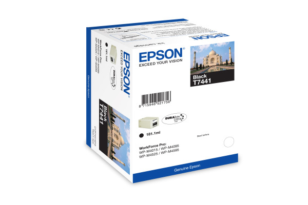 EPSON Tintenpatrone XL schwarz T74414010 WP M4000/4500 10'000 Seiten