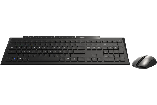 RAPOO 8210M Optical Deskset black 13572 Wireless Multi-Mode