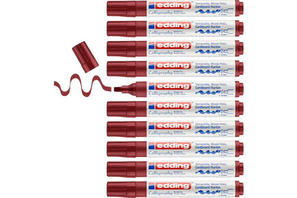 EDDING Permanent Marker 1455 1-5mm 1455-46 karmesin