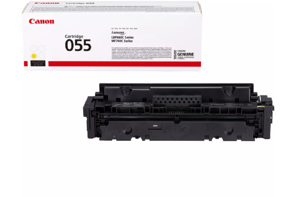 CANON Toner-Modul 055 yellow 3013C002 LBP663/MF742 2100 Seiten