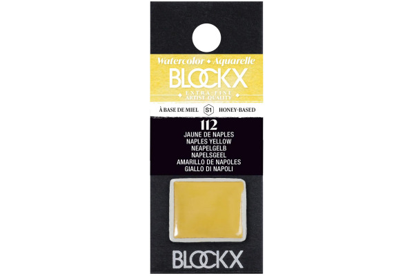 BLOCKX Aquarellfarbe 1.5ml 41112BXC neapelgelb