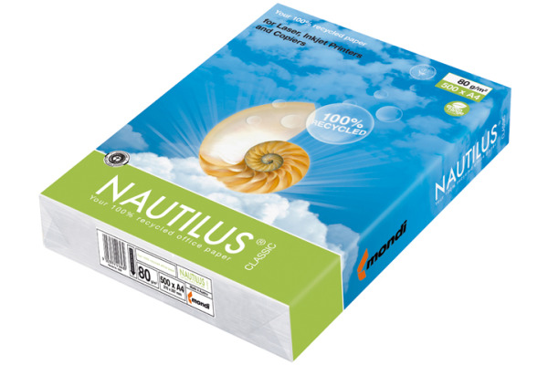 NAUTILUS CLASSIC Kopierpapier A4 88032442 80g, recycling 500 Blatt