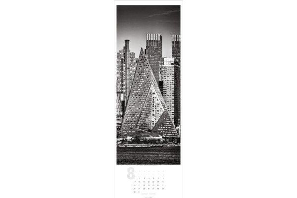 WEINGARTE Bildkalender 2027 295160027 New York XXL DE 34x98cm