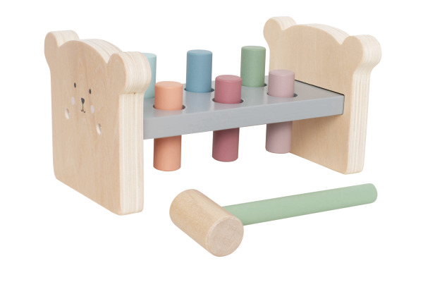 JABADABAD Hammer Bank C2517 Teddy 23x10x11 cm