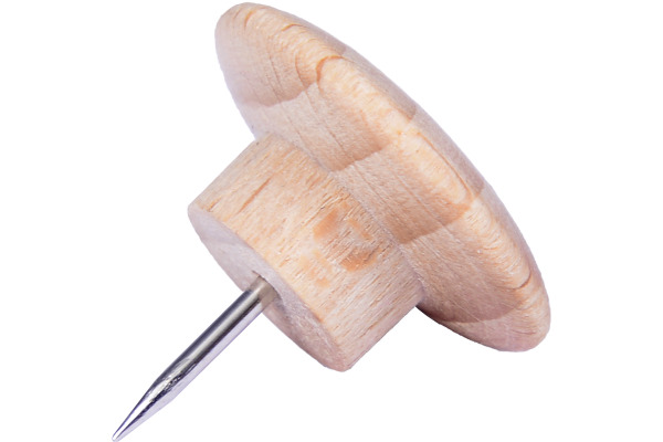 LEGAMASTE Pinwand-Nadeln WOODEN 7-145125 Holz 25 Stück