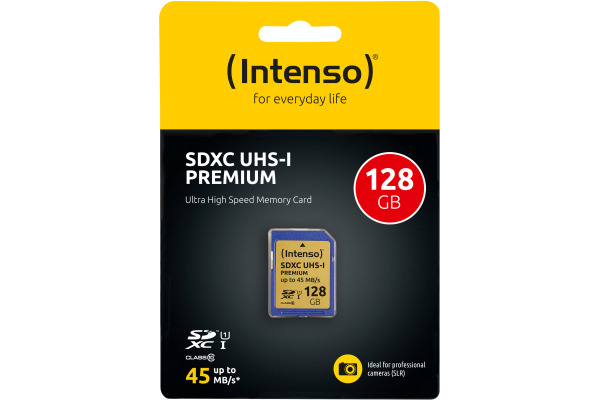 INTENSO SDXC Card PREMIUM 128GB 3421491 UHS-I