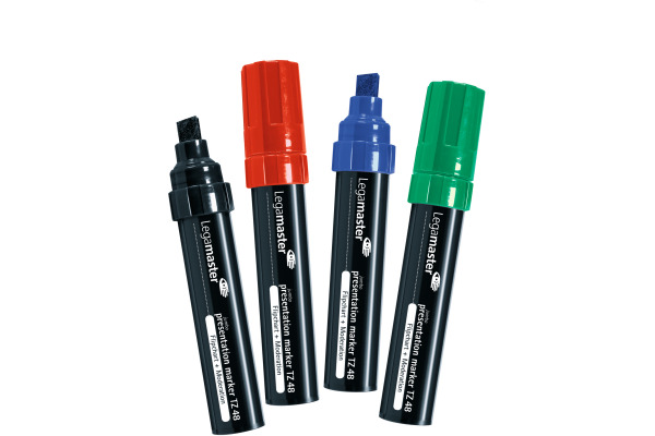 LEGAMASTE Flipchartmarker TZ48 4-12mm 7-155594 4er Etui