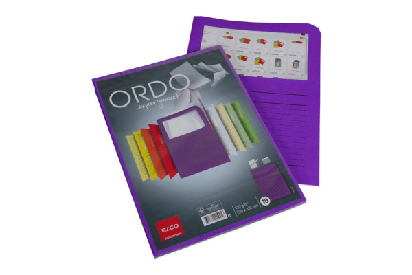 ELCO Organisationsmappe Ordo A4 73695.53 classico, violette 10 Stück