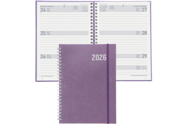 BIELLA GA Dispo Term Savana 2026 808591410 1W/2S lila ML 14.5x20.5cm