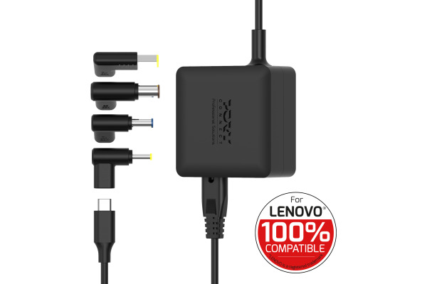 PORT PowerSupply 65W-LENOVO,GaN 904065LEE Black