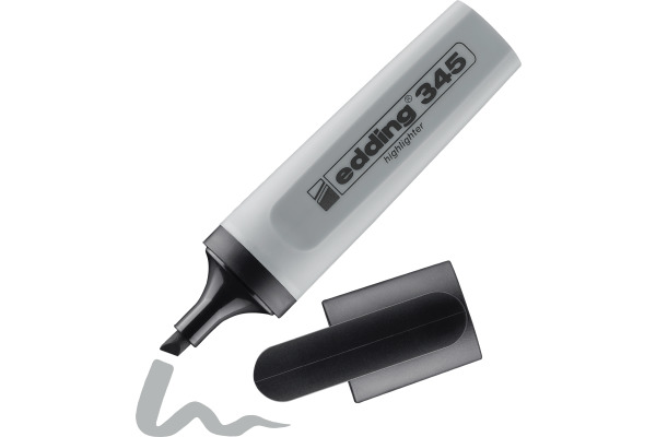 EDDING Textmarker 345 345-12 silbergrau