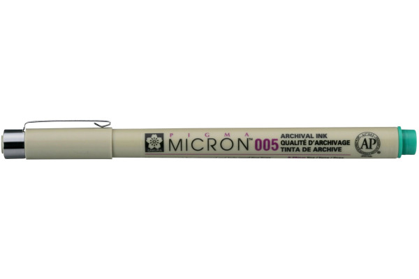 SAKURA Fineliner Pigma Micron 0,2mm XSDK00529 grün