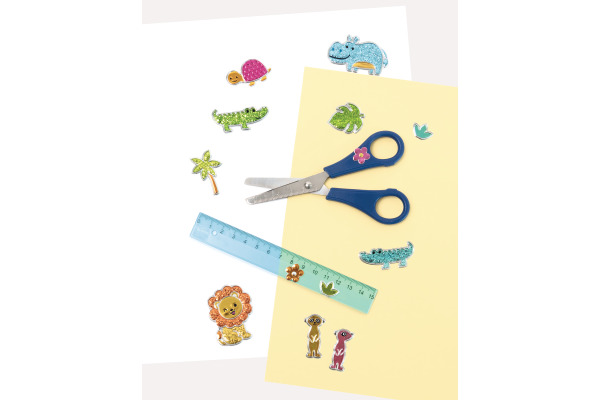 FOLIA Bubble-Sticker 14x21cm 19503 Safari