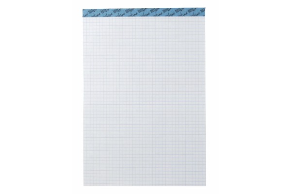 BÜROLINE Büroblock weiss A6 725269 kariert, 70g, 4mm 100 Blatt