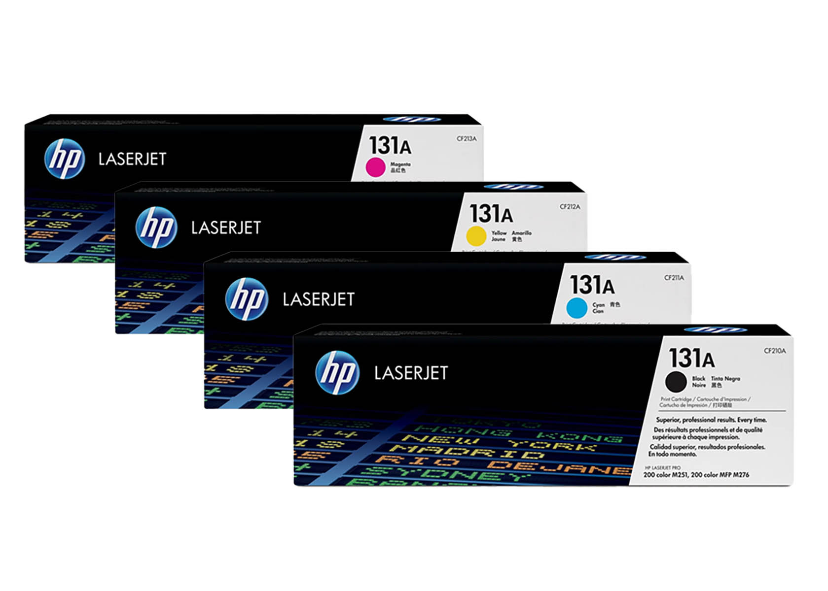 Original HP 131A / CF210A SET Multipack / Set mit allen vier Farben