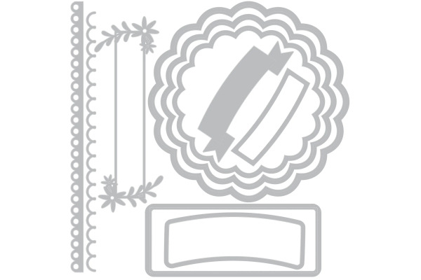 SIZZIX Stanzformen 666801 Scalloped Circles 9 Stk.