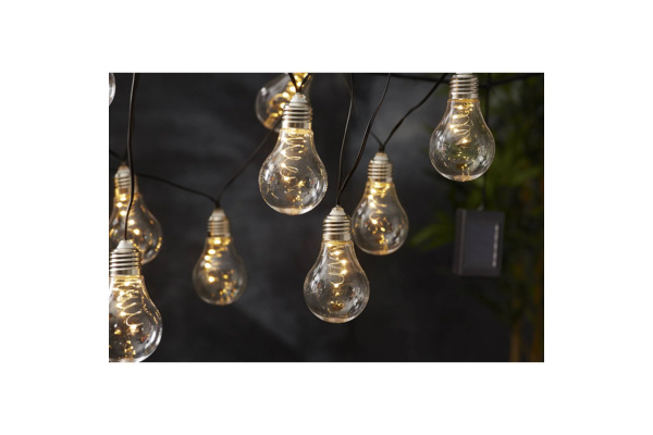 STARTRADI Solar Lichterkette 12.480-10 transparent, LED 1,8m