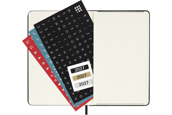MOLESKINE Agenda Classic Pocket 2027 DHB12DC2Y 1T/1S schwarz HC 9x14cm